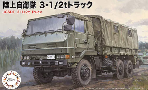 Plastic Kitset - Fujimi - 1/72 JGSDF 3 1/2t Truck (2)