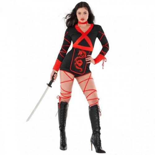 Morph Costume Ninja Playsuit Women's Size 12-14