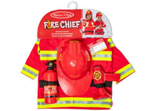 Melissa & Doug - Fire Chief Costume Set - Pack of 3