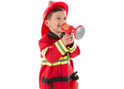 Melissa & Doug - Fire Chief Costume Set - Pack of 3