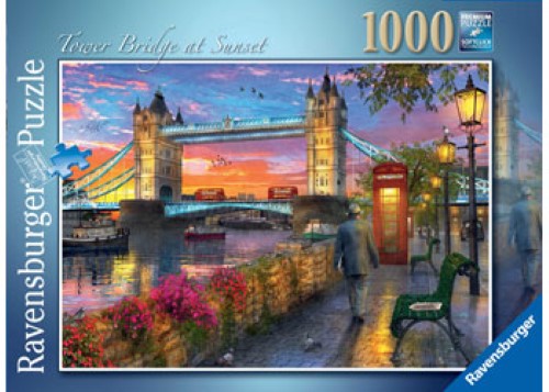 Ravensburger Tower Bridge at Sunset Puzzle 1000 Pieces
