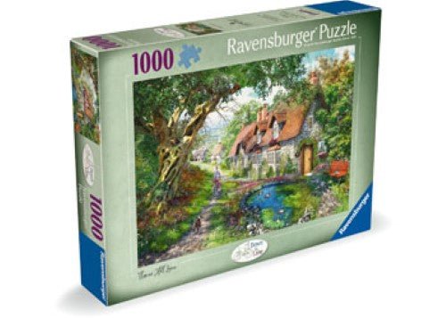 Ravensburger Flower Hill Lane Puzzle 1000 Pieces