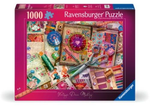Ravensburger Vintage Dressmaking Puzzle 1000 Pieces