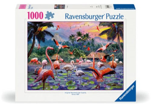 Ravensburger Pink Flamingos Puzzle 1000 Pieces