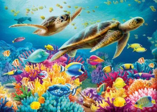 Ravensburger Blue Underwater World Puzzle 1000 Pieces