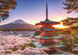Ravensburger Mount Fuji Cherry Blossom View 1000 Pieces