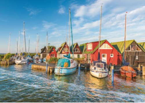 Ravensburger Colourful Harbourside Germany Puzzle 1000 Piece