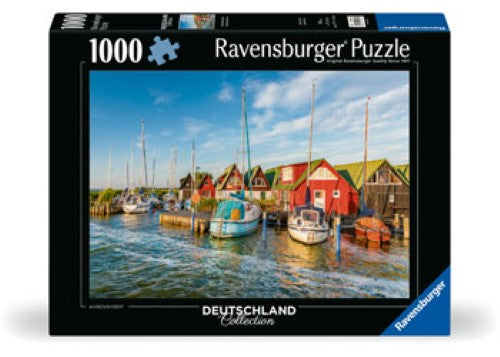 Ravensburger Colourful Harbourside Germany Puzzle 1000 Piece