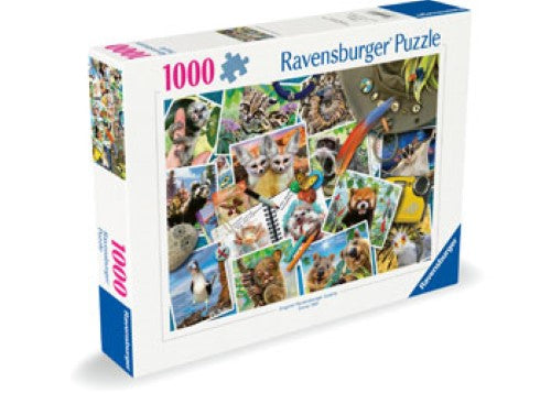 Ravensburger A Traveler's Animal Journal Puzzle 1000 Pieces