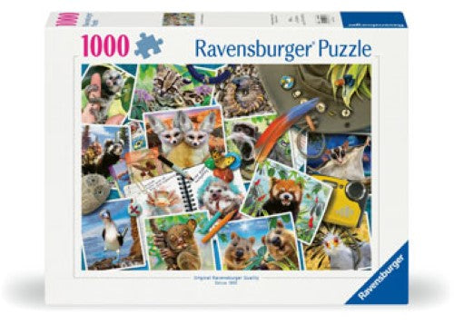 Ravensburger A Traveler's Animal Journal Puzzle 1000 Pieces