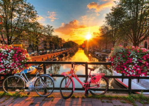 Ravensburger Bicycles in Amsterdam Puzzle 1000 Pieces