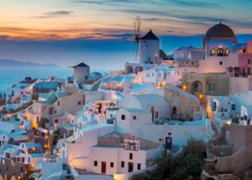 Ravensburger Evening in Santorini Cinque Terre 1000 Pieces