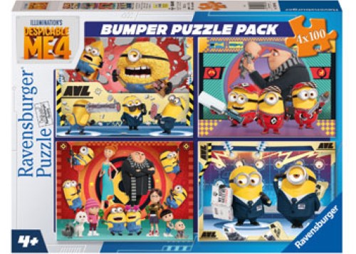 Ravensburger Despicable Me Bumper Pack Puzzle 4x100 Pieces