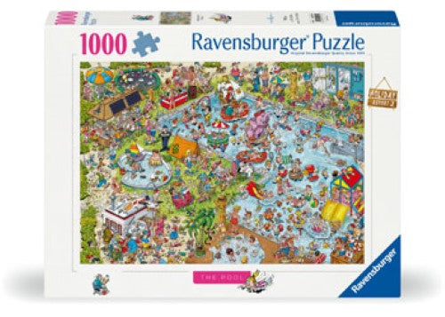 Ravensburger Holiday Resort 3 the Pool Puzzle 1000 Pieces