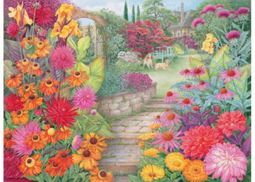 Ravensburger Happy Days No 4 Glorious Gardens 4X 4x500 Piece