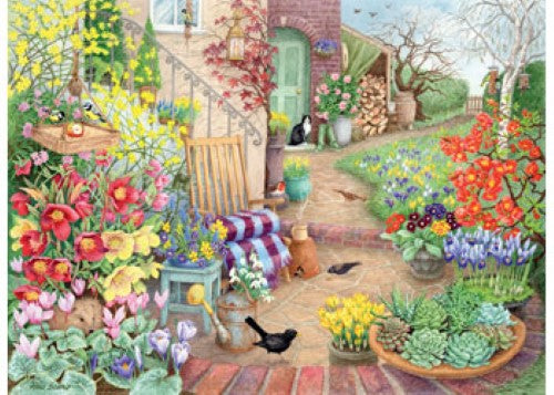 Ravensburger Happy Days No 4 Glorious Gardens 4X 4x500 Piece