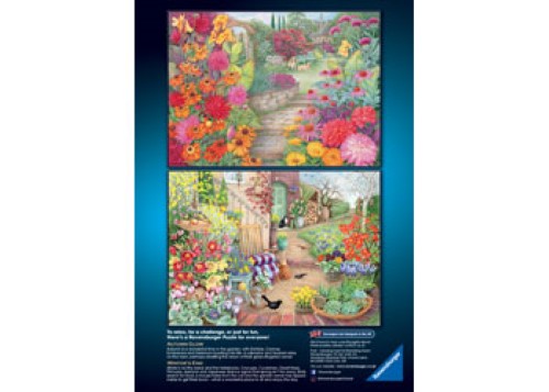 Ravensburger Happy Days No 4 Glorious Gardens 4X 4x500 Piece