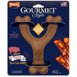 Dog Toy - Gourmet Chew Wishbone Bacon (Giant)