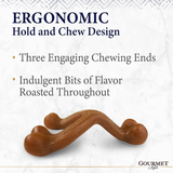 Dog Toy - Gourmet Chew Wishbone Bacon (Giant)