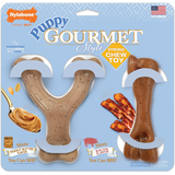 Dog Toy - Puppy Gourmet Twin Pack Wishbone/Femur