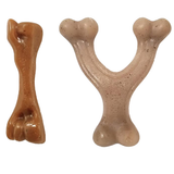 Dog Toy - Puppy Gourmet Twin Pack Wishbone/Femur