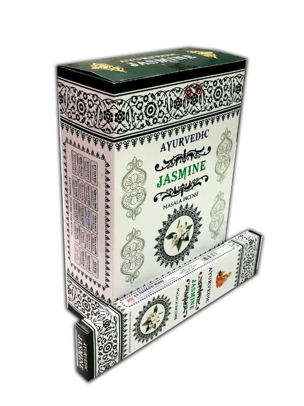 Incense - AYURVEDIC JASMINE (12 Packets)