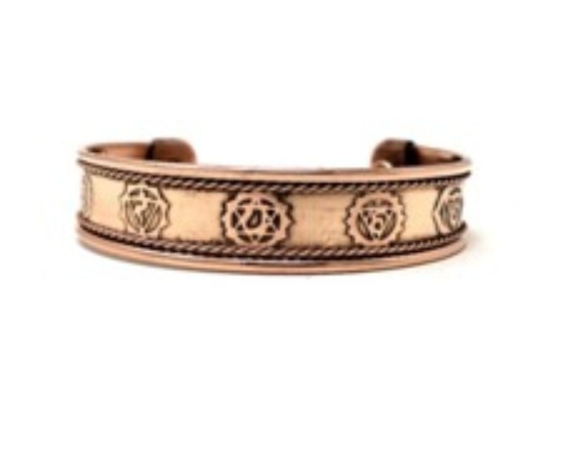 Magnetic Bracelet - Chakras (Copper)
