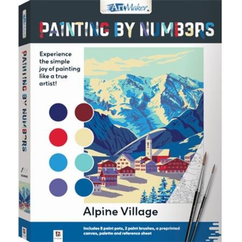 Paint by Numbers Kit - Art Maker Alpine Village