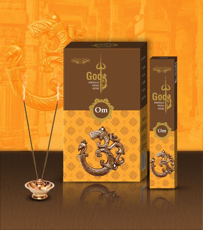 Incense - DIVINE SOUL OM (12 Packets)