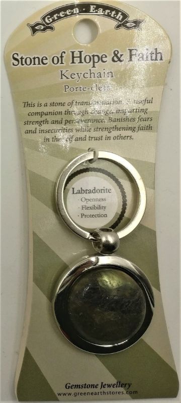 Crystal Keyring - Labradorite (Set Of 6)