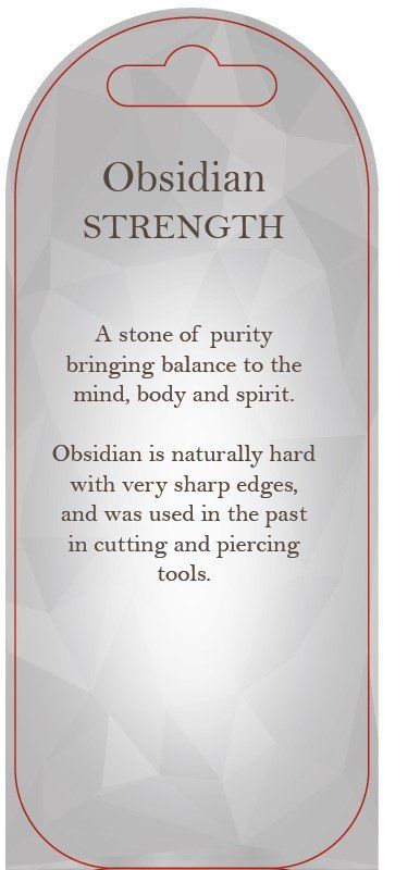 Bracelet - Black Obsidian (Set Of 3)