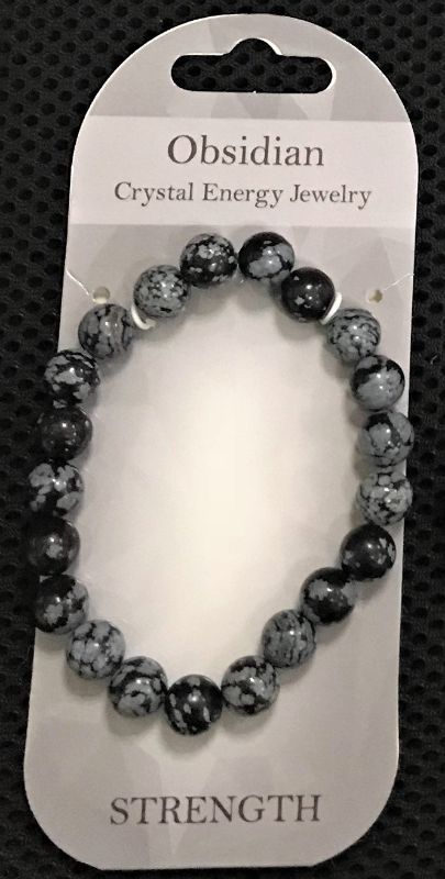 Bracelet - Black Obsidian (Set Of 3)