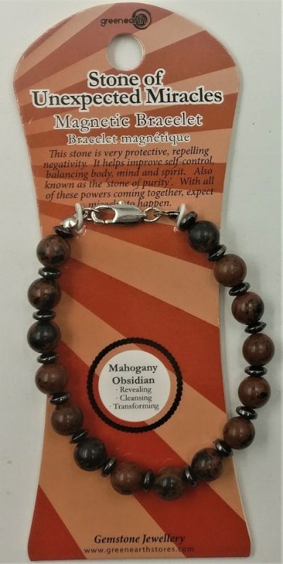 Bracelet - Crystal  Mahogany Obsidian (Set Of 3)