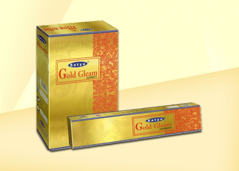 Incense - Sathya Nag Gold Gleam 15G (12 Packets)