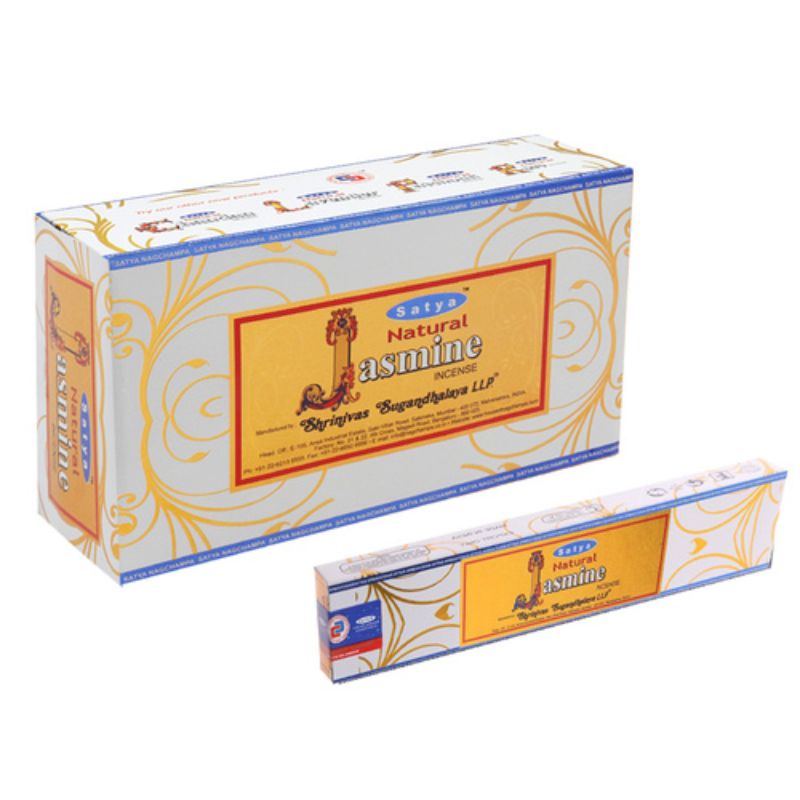 Incense - Sathya Nag JASMINE 15g (12 Packets)