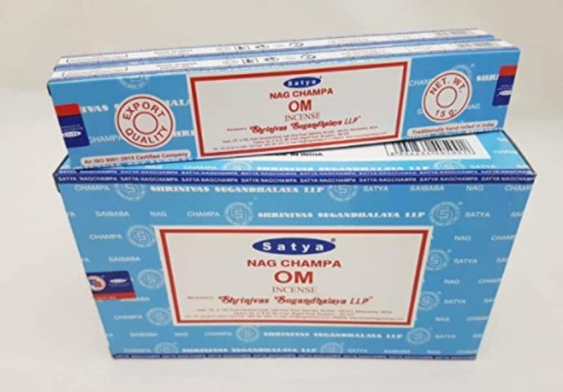 Incense - Sathya Nag OM 15G (12 Packets)