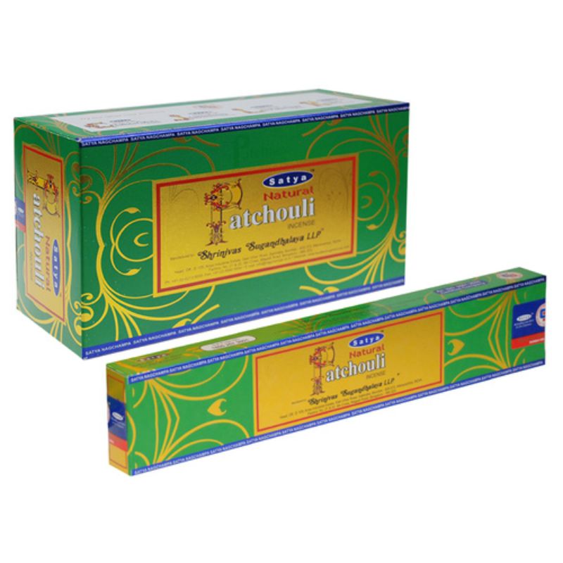 Incense - Sathya Nag PATCHOULI 15G (12 Packets)