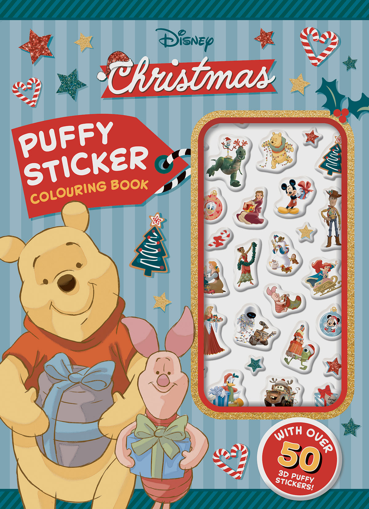 Disney Christmas: Puffy Sticker Colouring Book ISBN 9781760263911