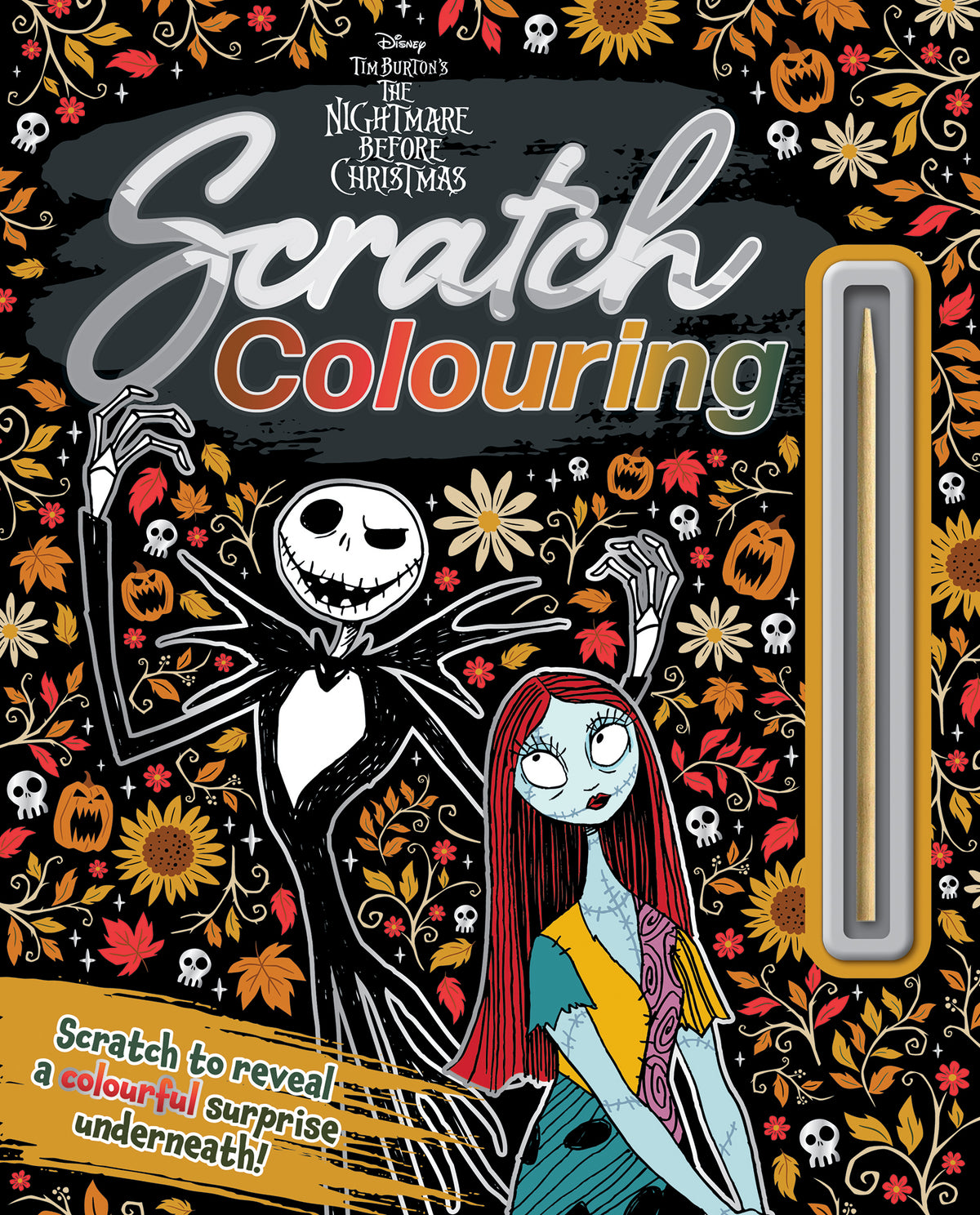 Disney Tim Burton's the Nightmare Before Christmas: Scratch Colouring