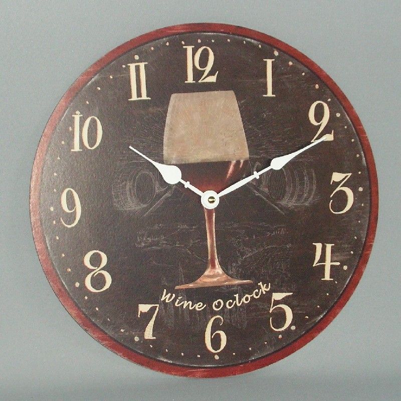 Clock - Wine Oclock (34cm)