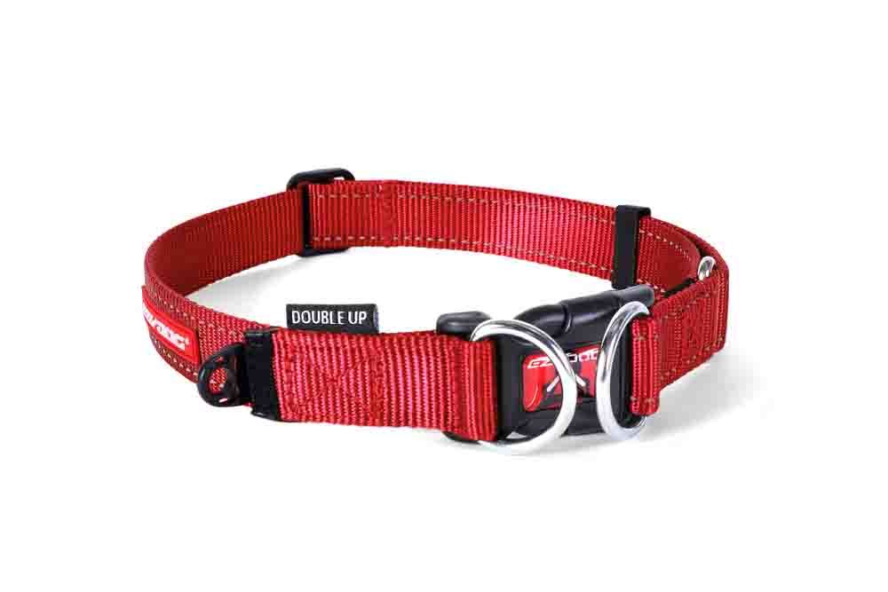 Ezy Dog Collar Double Up - Small - Red