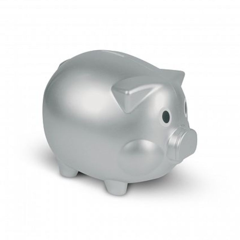Piggy Bank - Silver (Set of 12)