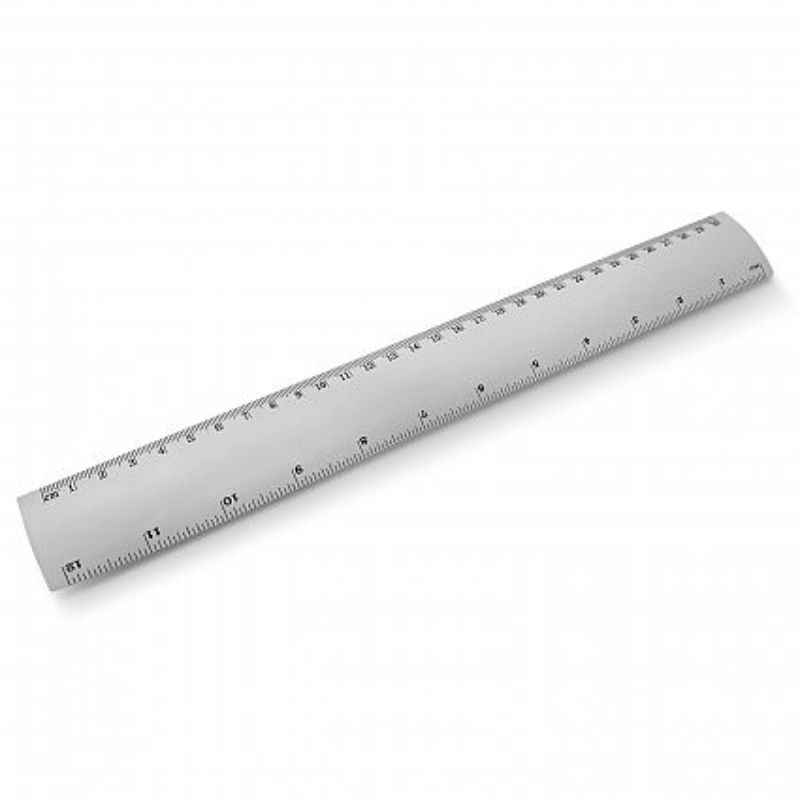 Metal Ruler - Silver 30cm (Set of 30)