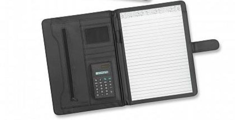 Inverness Portfolio with Calculator - Black (Set of 3)
