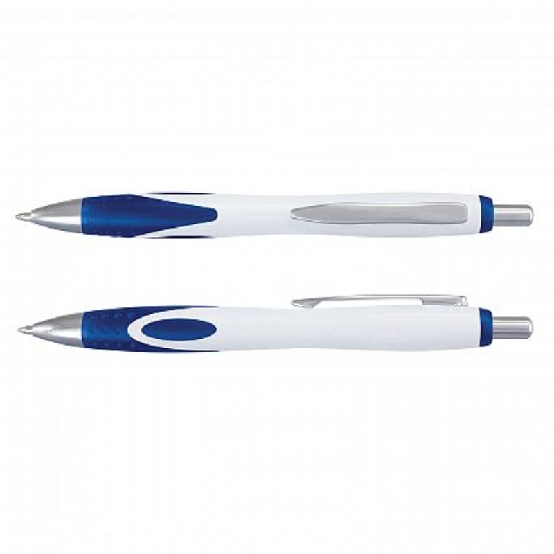 Neo Pen - White / Dark Blue (Set of 100)