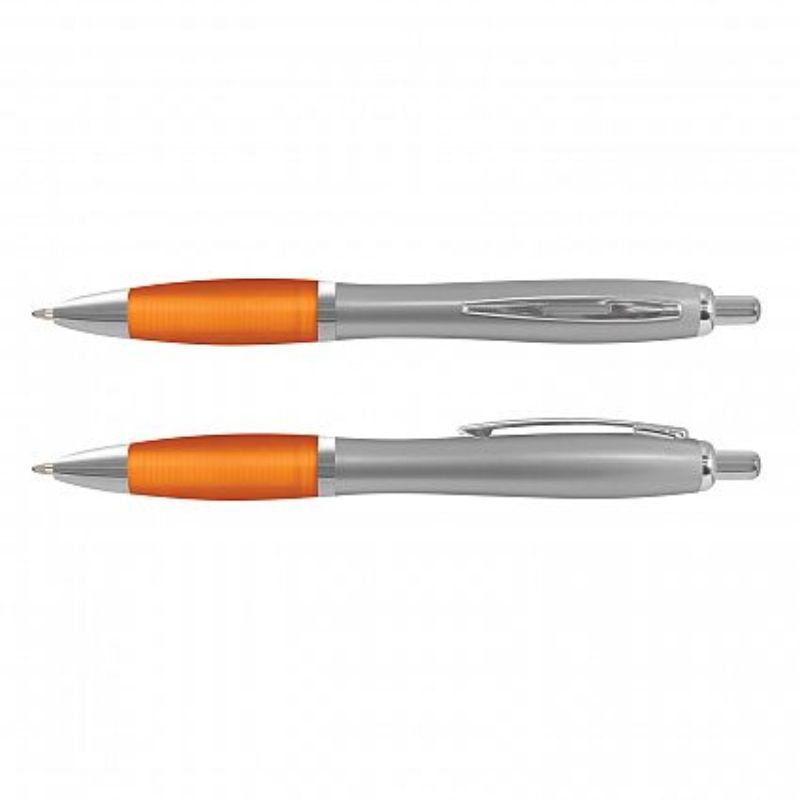 Vistro Pen - Silver Barrel Orange (Set of 100)