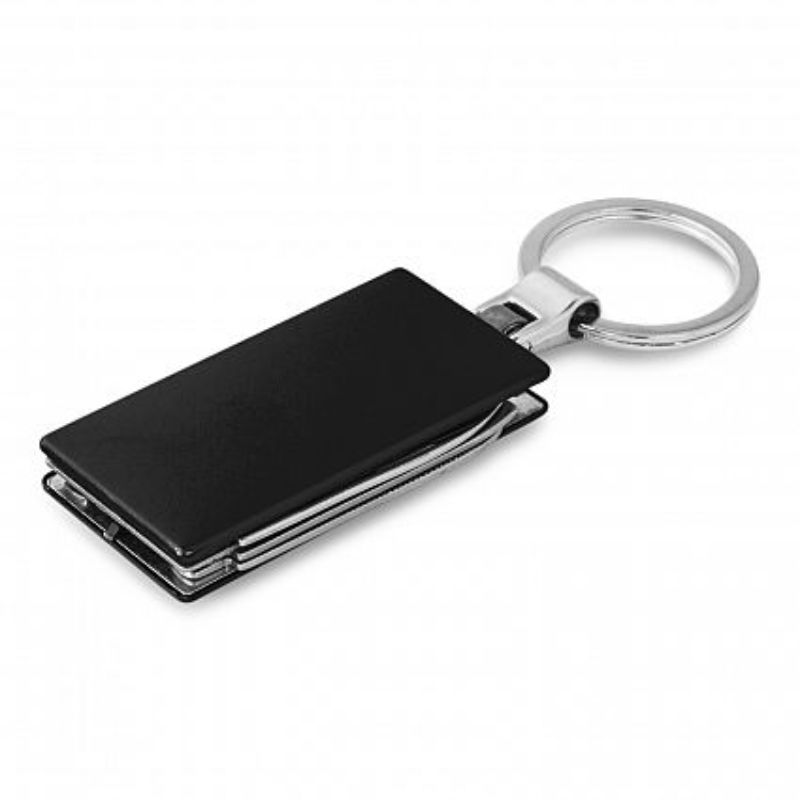 Multi-function Metal Key Ring - Black (Set of 12)