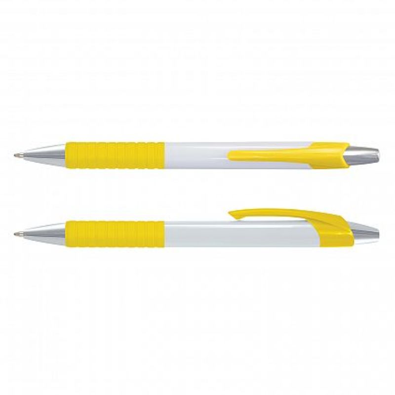 Cleo Pen - White /  Yellow (Set of 100)