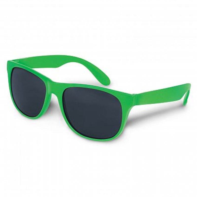 Malibu Basic Sunglasses - Bright Green (Set of 50)