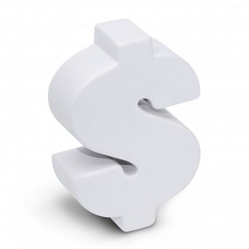 Stress Dollar - White (Set of 30)